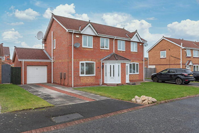 3 Bedroom Semi Detached House For Sale In Durham Close, Bedlington, NE22