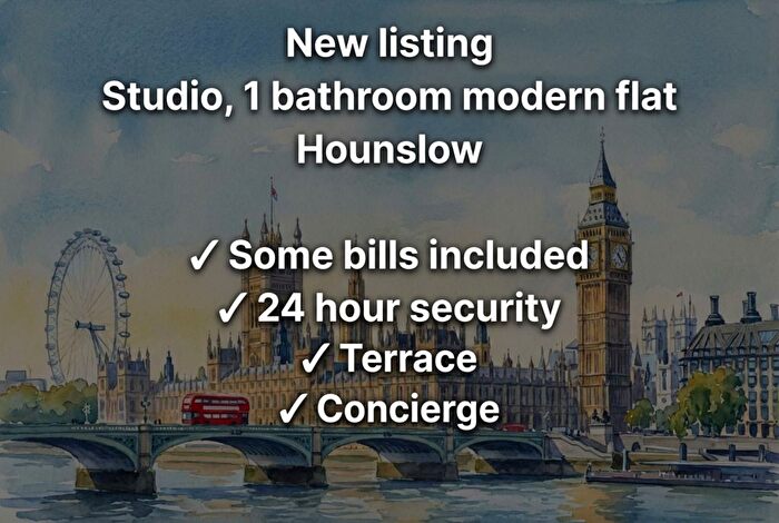 Studio To Rent In Victoria Road, Feltham, TW13