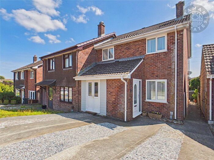 3 Bedroom Semi Detached House For Sale In Pendray Gardens, Dobwalls, Liskeard, PL14