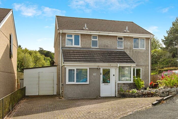 2 Bedroom Semi-Detached House For Sale In Wesley Close, Stenalees, St. Austell, Cornwall, PL26