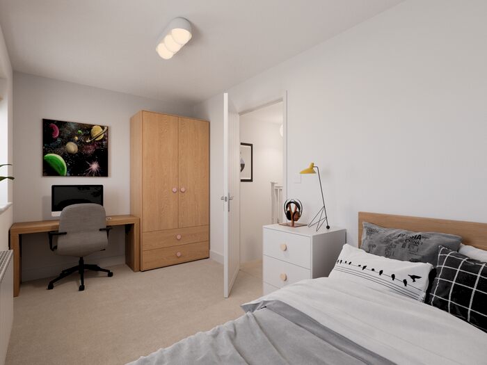 2 Bedroom Semi-Detached House For Sale In "The Alnmouth" At Liberator Lane, Grove, Wantage, OX12