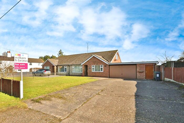 3 Bedroom Semi-Detached Bungalow For Sale In Mill Street, Bradenham, Thetford, IP25