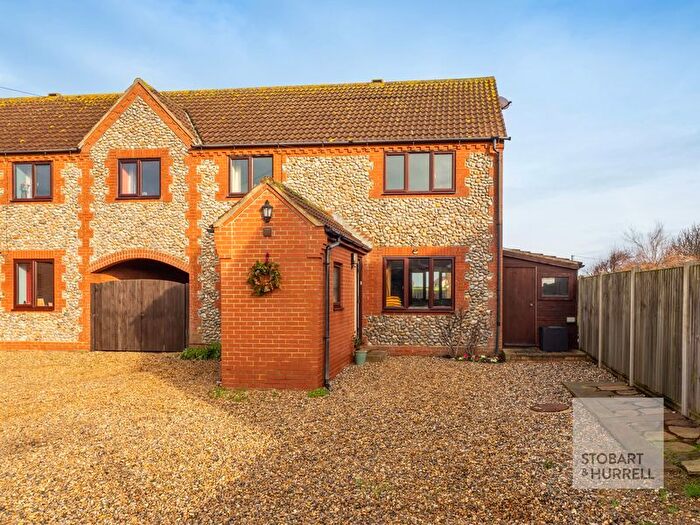3 Bedroom Semi-Detached House For Sale In Larch Cottage, Walcott Road, Bacton, Norfolk, NR12