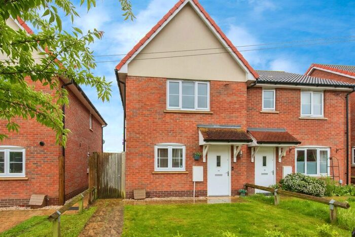 2 Bedroom Semi-Detached House For Sale In Bixby Avenue, Haughley, Stowmarket, IP14