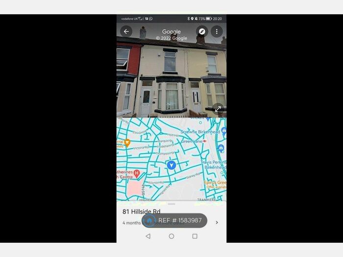 2 Bedroom Terraced House To Rent In Hillside Road, Birkenhead, CH41