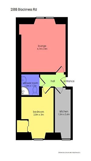 1 Bedroom Flat To Rent In Blackness Road, Dundee, DD2