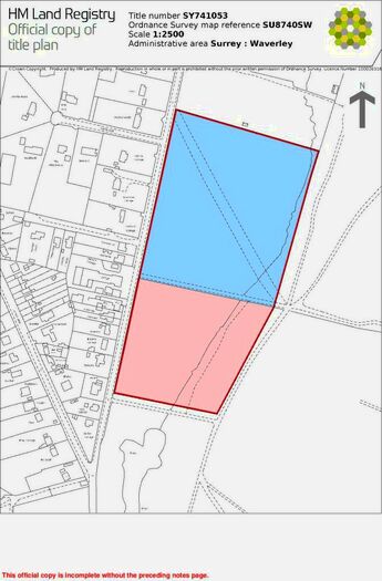 Plot For Sale In Land On The East Side Of Tilford Road, Rushmoor, Hindhead, GU10