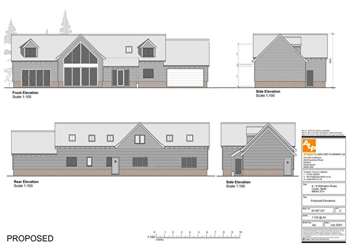 Plot For Sale In Four Bedroom Building Plot, Cople, MK44