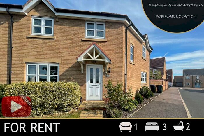 3 Bedroom Semi-Detached House To Rent In Holly Close, Great Glen, LE8