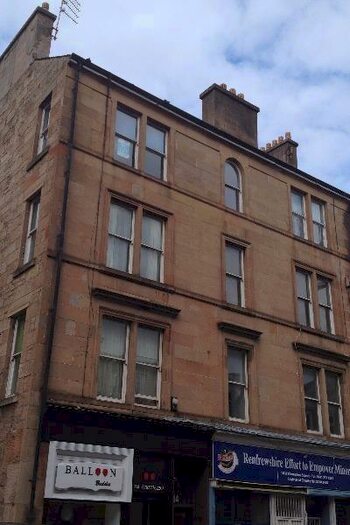 1 Bedroom Flat To Rent In Wellmeadow Street, Paisley, Renfrewshire, PA1