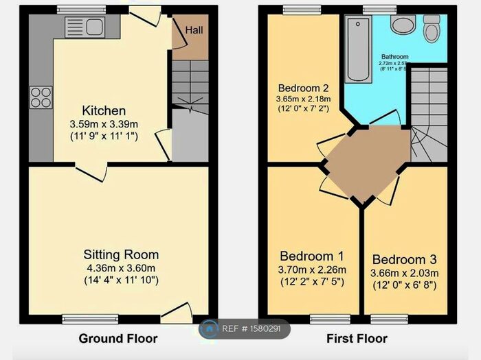 3 Bedroom Terraced House To Rent In Cliff Street, Mansfield, NG18