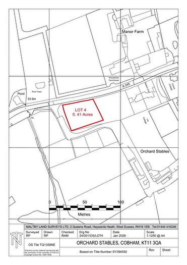 Plot For Sale In Woodlands Lane, Cobham, Surrey, KT11