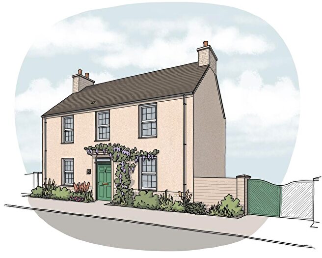 3 Bedroom Semi Detached House For Sale In Spa Gardens, Gainford (The Hamsterley), DL2