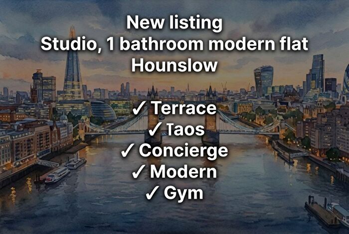 Studio To Rent In Victoria Road, Feltham, TW13