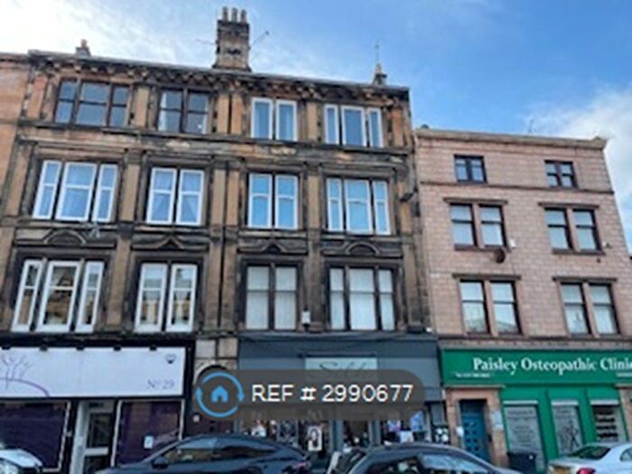 1 Bedroom Flat To Rent In Moss Street, Paisley, PA1