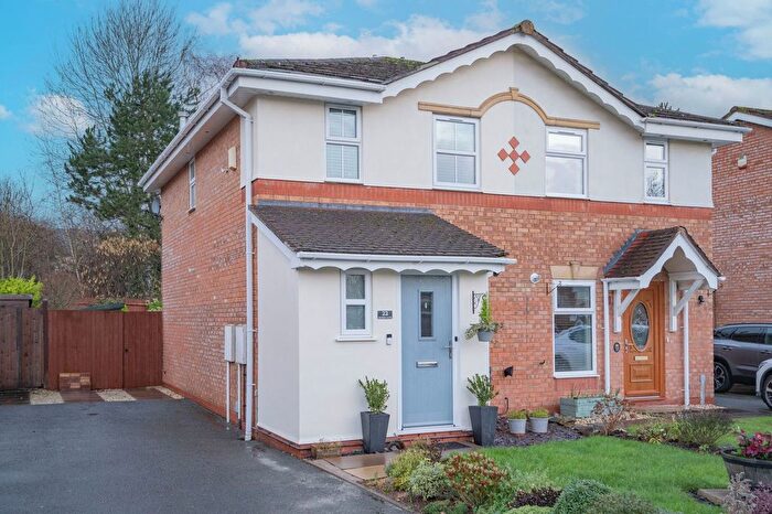 2 Bedroom Semi Detached House For Sale In Bramble Close, Malvern, Worcestershire, WR14