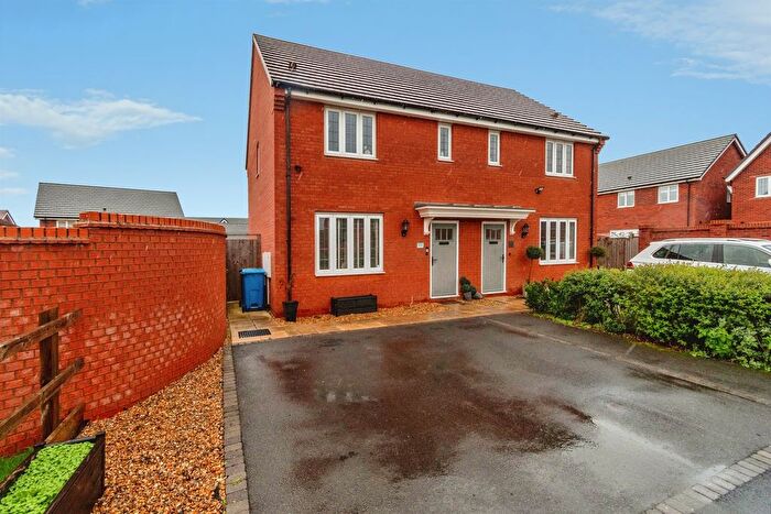 2 Bedroom Semi Detached House For Sale In Marshall Way, Bilbrook Codsall, Wolverhampton, WV8