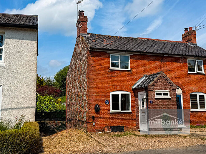 2 Bedroom Semi Detached House For Sale In Rosemary Cottage, The Street, Rockland All Saints, Rocklands, Norfolk, NR17