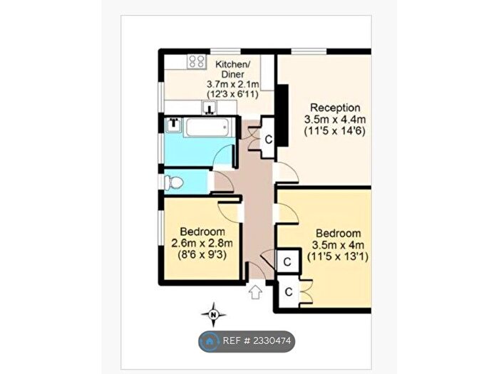 2 Bedroom Flat To Rent In Turin Street, Bethnal Green, E2