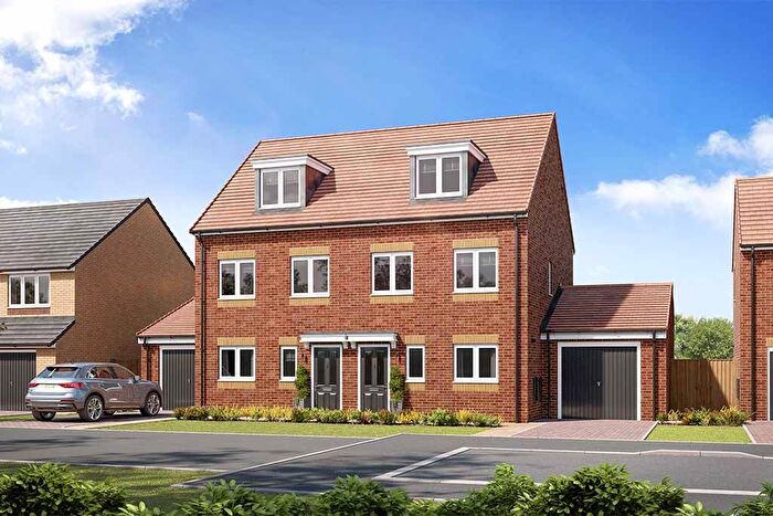 3 Bedroom Semi-detached House For Sale In "The Bradshaw" At Off Brenda Road, Hartlepool, TS25