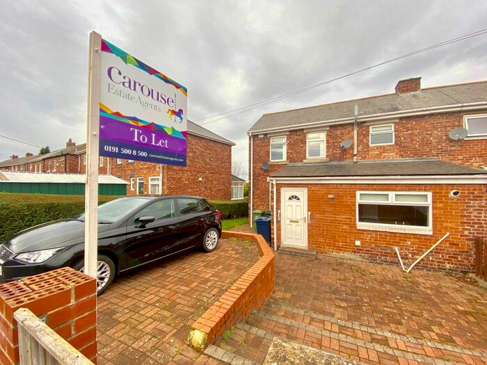 2 Bedroom Semi-Detached House To Rent In Moore Crescent, Birtley, Chester Le Street, County Durham DH3