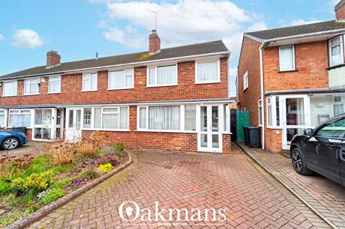 3 Bedroom End Of Terrace House For Sale In Rachel Gardens, Birmingham, West Midlands, B29