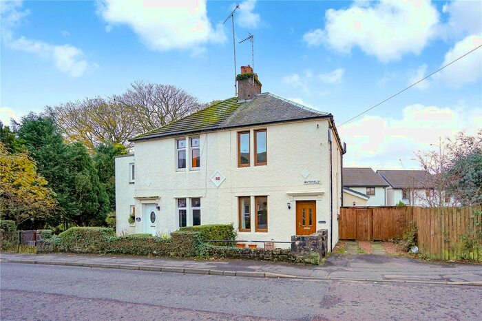 2 Bedroom Semi-Detached House For Sale In Whitefield, Lennoxtown, Glasgow G66
