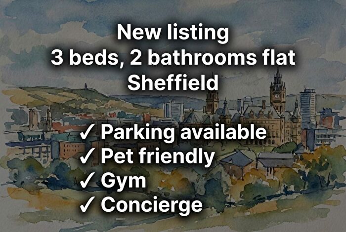 3 Bedroom Flat To Rent In Milton Street, Sheffield, S3