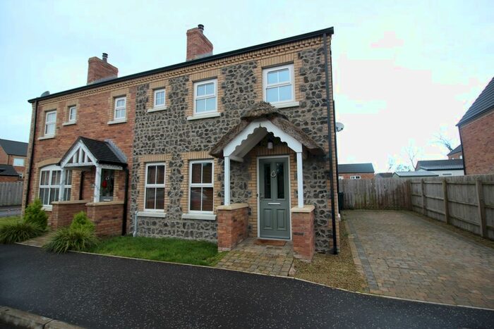3 Bedroom Semi-Detached House For Sale In Wellington Park Road, Moira, Craigavon, County Armagh, BT67
