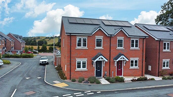 3 Bedroom Semi-detached House For Sale In Penarron Drive, Kerry, Newtown, Powys, SY16
