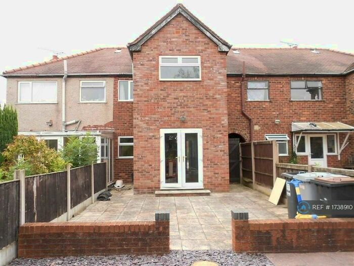 3 Bedroom Terraced House To Rent In Evans Street, Crewe, CW1