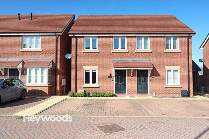 2 Bedroom Semi Detached House For Sale In Skylark Row, Baldwins Gate, Newcastle Under Lyme, ST5