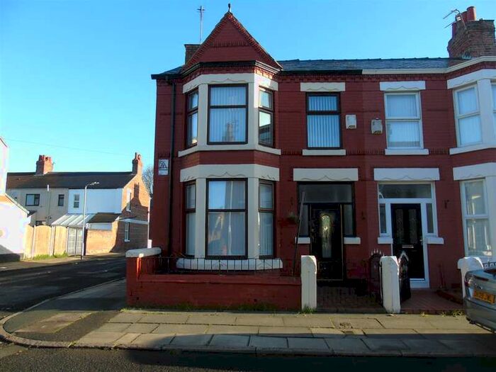 3 Bedroom End Of Terrace House To Rent In Nelville Road, Liverpool, L9