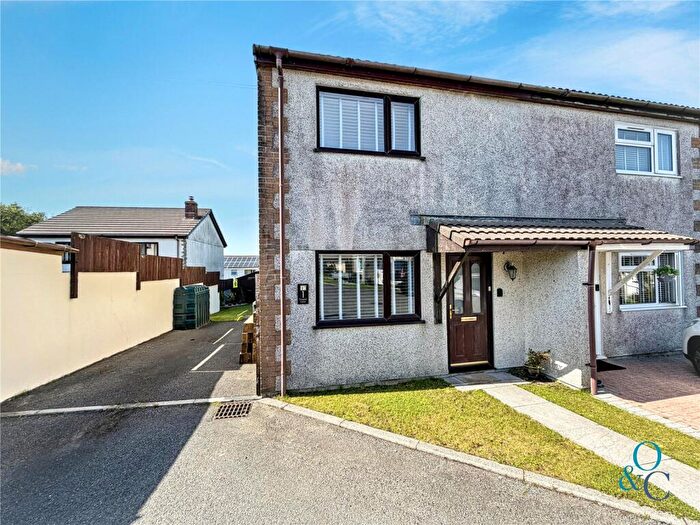 2 Bedroom Semi Detached House For Sale In Prosper Close, Roche, Cornwall, PL26