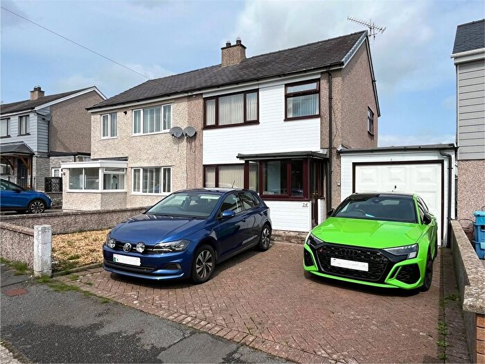 3 Bedroom Semi-Detached House For Sale In Glanffynnon, Llanrug, Caernarfon, Gwynedd, LL55