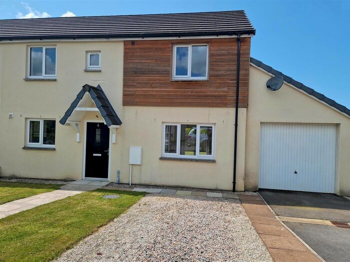 3 Bedroom Semi-Detached House To Rent In Lower Sladesmoor Crescent, St. Giles-On-The-Heath, Launceston, PL15