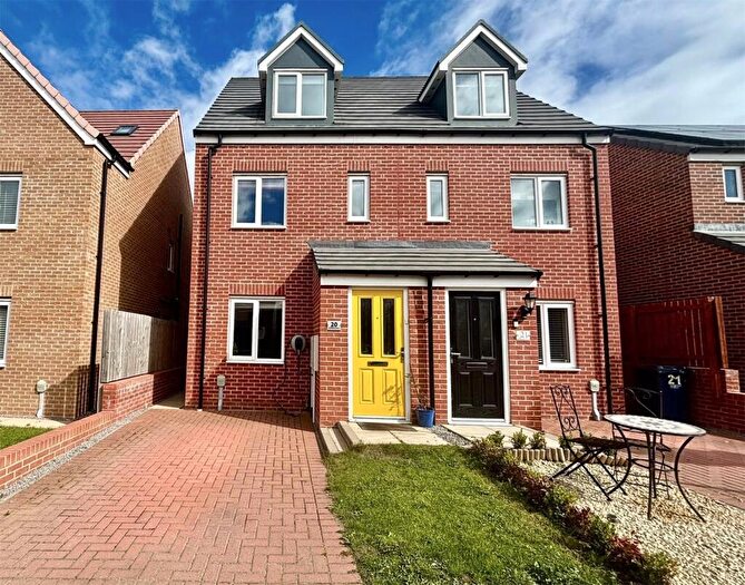 3 Bedroom Semi-Detached House For Sale In Matthiola Place, Houghton-Le-Spring, Sunderland, Tyne And Wear, DH5