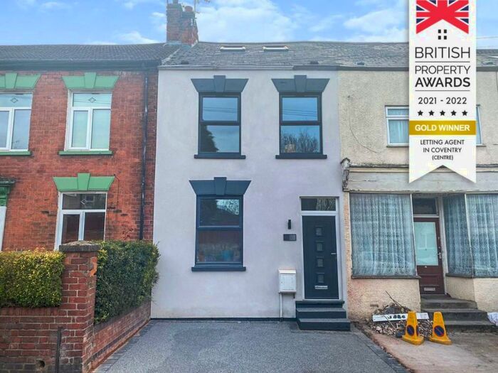 3 Bedroom Terraced House To Rent In Mount Street, Coventry, West Midlands, CV5