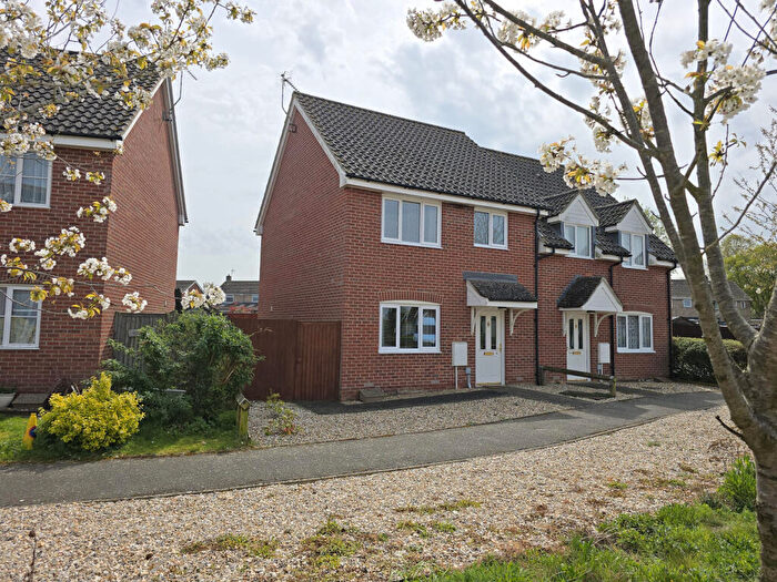 2 Bedroom Semi Detached House For Sale In Smithy Close, Rougham, Bury St. Edmunds, Suffolk, IP30