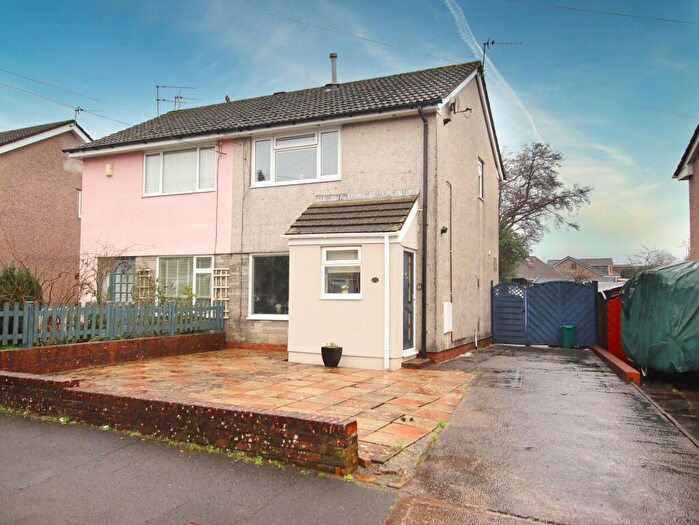 2 Bedroom Semi-Detached House For Sale In Byron Avenue, Beddau, Pontypridd, CF38