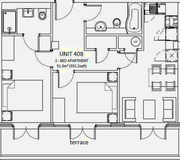 2 Bedroom Flat To Rent In East Point, East Street, Leeds, LS9
