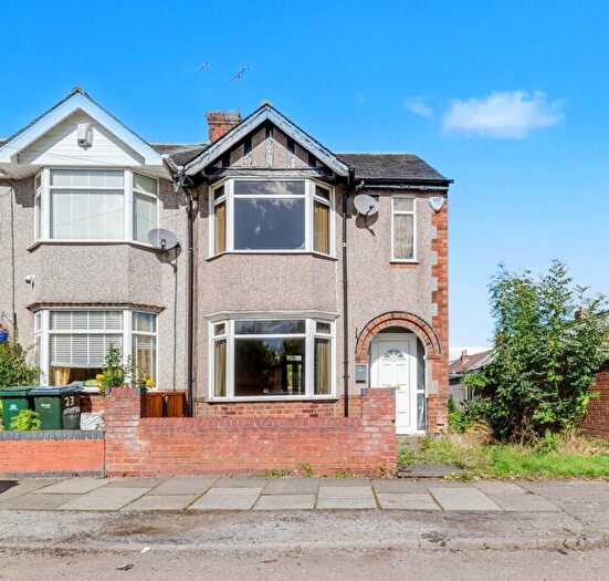 2 Bedroom End Of Terrace House For Sale In Dronfield Road, Coventry, CV2