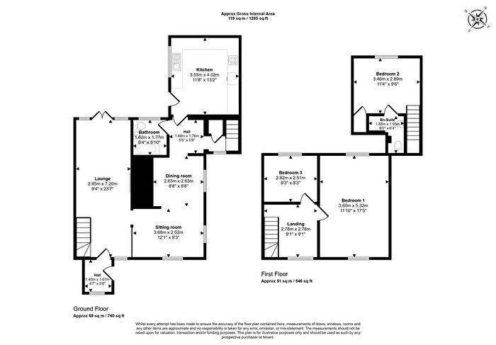 3 Bedroom Semi-Detached House For Sale In Blasford Hill, Little Waltham, Chelmsford, CM3