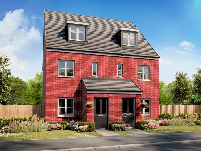 3 Bedroom Terraced House For Sale In "The Saunton" At Bridgend Road, Bryncae, Llanharan, Pontyclun, CF72