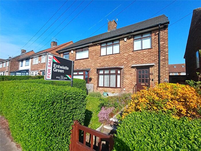 3 Bedroom Semi Detached House For Sale In Horrocks Avenue, Liverpool, Merseyside, L19