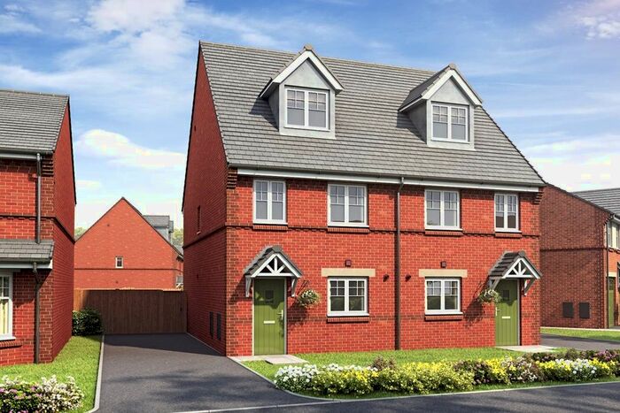 3 Bedroom Semi-Detached House For Sale In "The Alton G - Plot " At Lowton Road, Golborne, Warrington, WA3