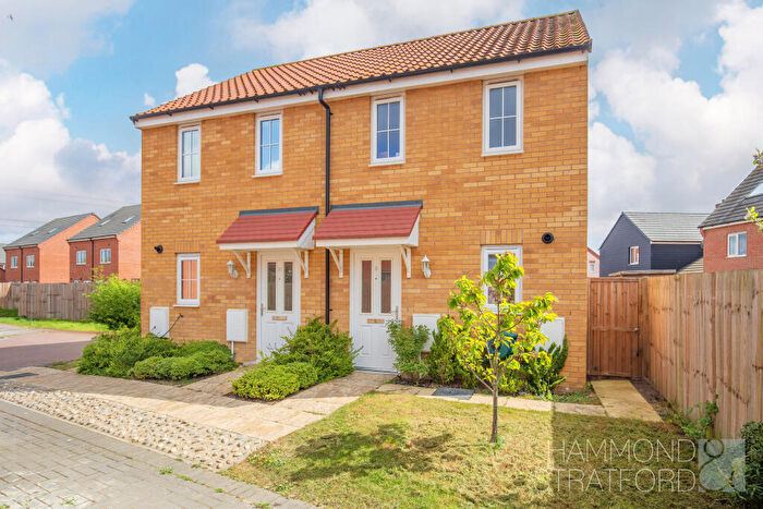 2 Bedroom Semi-Detached House For Sale In Otter Place, Hethersett, NR9