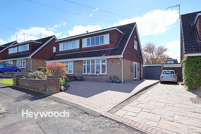 2 Bedroom Semi Detached House For Sale In Pembroke Drive, Westlands, Newcastle, ST5