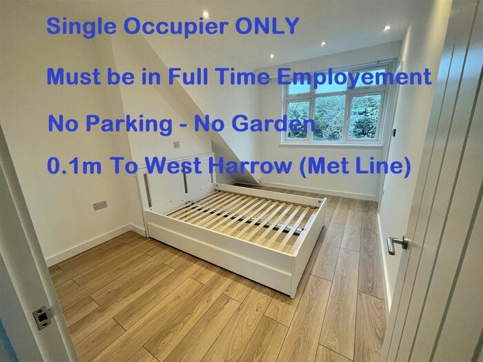 1 Bedroom Flat To Rent In Blenheim Road, North Harrow, Harrow, HA2