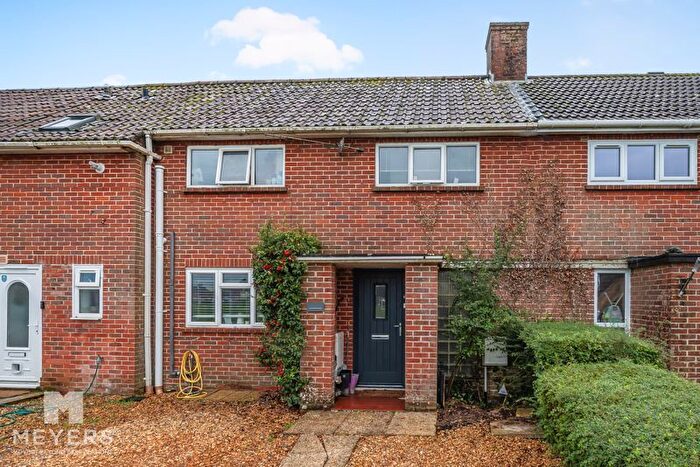 2 Bedroom Terraced House For Sale In Churchill Close, Wimborne, BH21